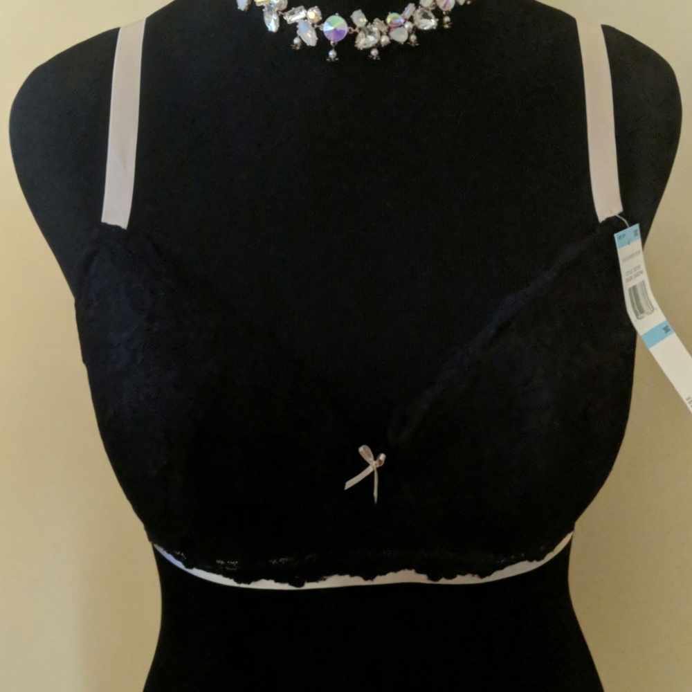 Black Lace Bra 38C